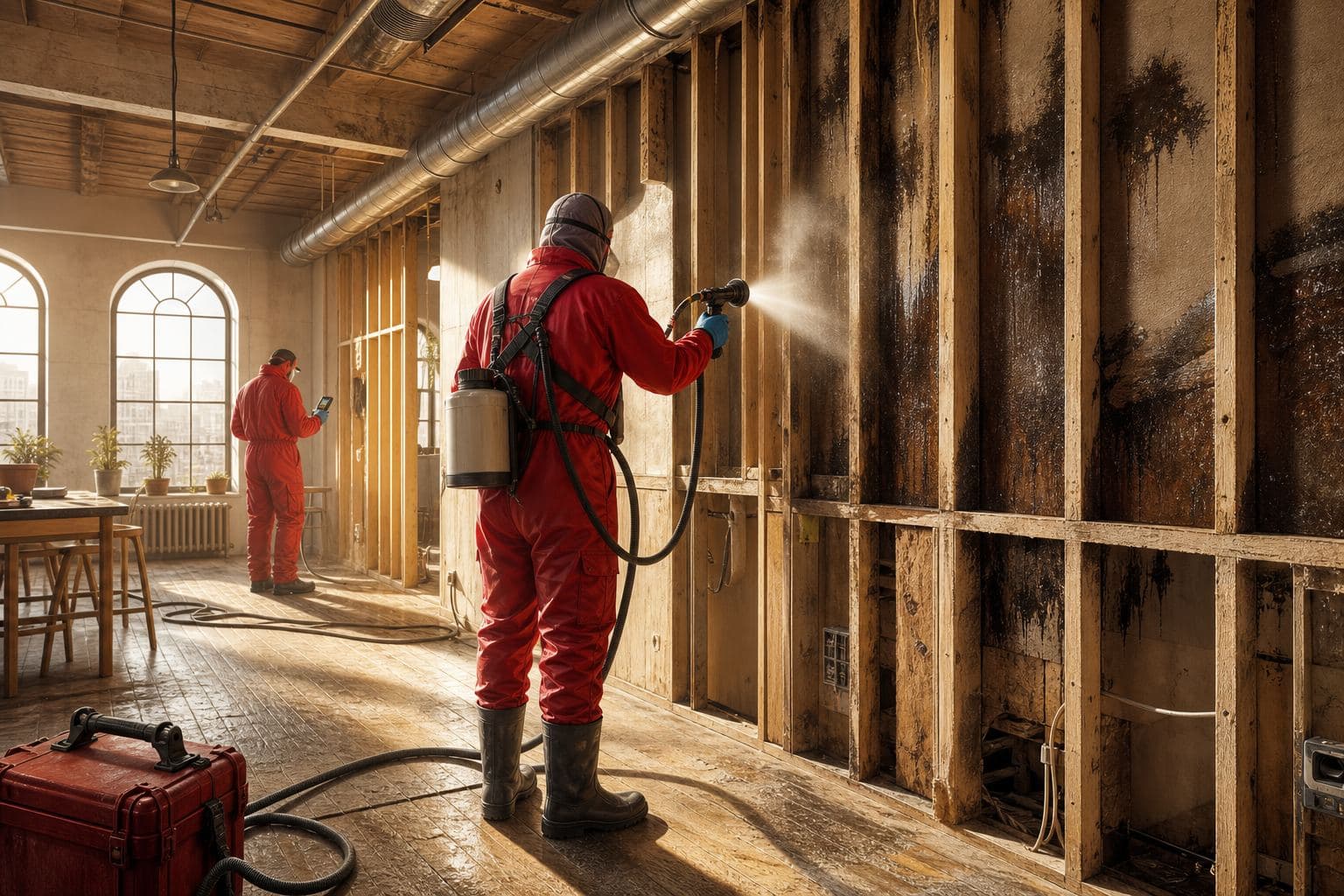 Sewage backup cleanup and extraction